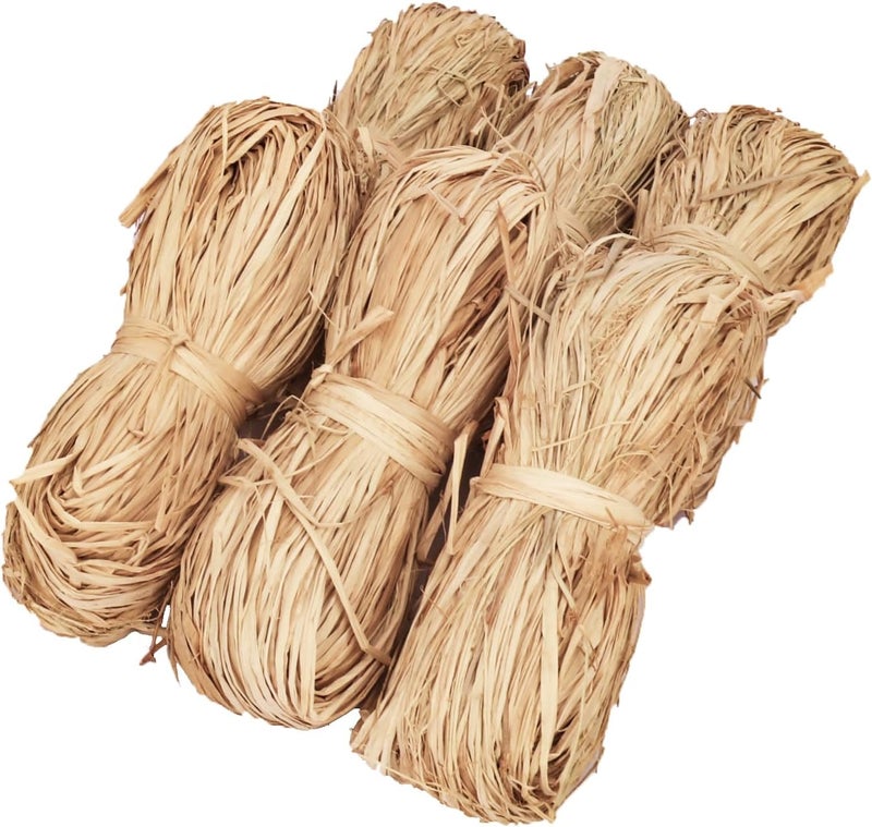 IHDYPPEW 1500g All-Natural Raffia Ribbon, Raffia Straw for Gift Wrapping, Craft Projects, and Seasonal Decorations, Christmas, Birthday, by - Image 3